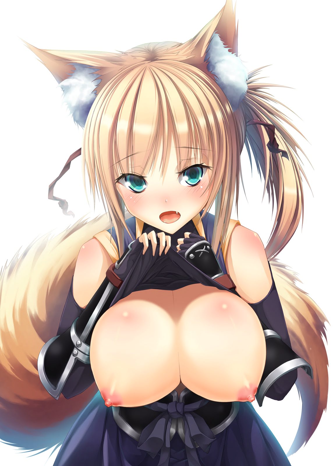 Anime fox girl boobs sexy